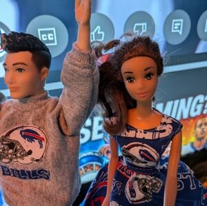 Bills Themed Dolls Handmade